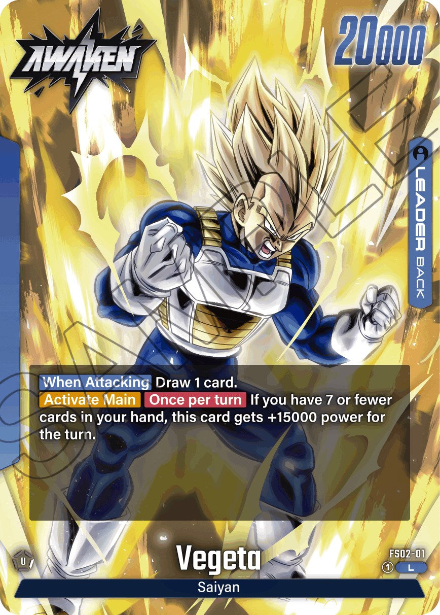 Vegeta (FS02-01) [Starter Deck: Vegeta] | Fandemonia Ltd