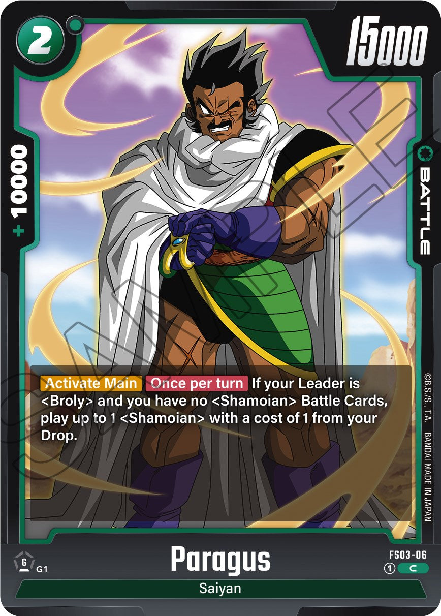 Paragus (FS03-06) [Starter Deck: Broly] | Fandemonia Ltd
