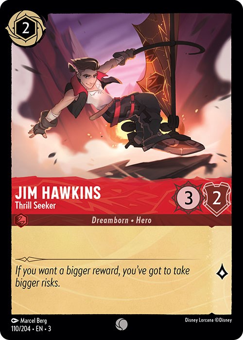 Jim Hawkins - Thrill Seeker (110/204) [Into the Inklands] | Fandemonia Ltd
