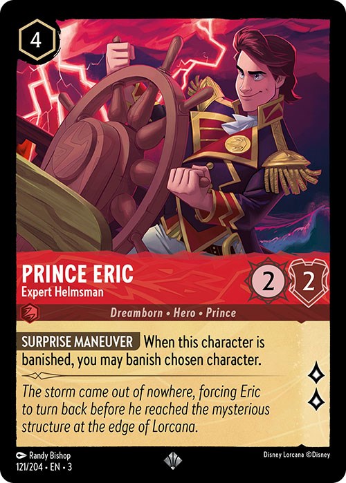 Prince Eric - Expert Helmsman (121/204) [Into the Inklands] | Fandemonia Ltd