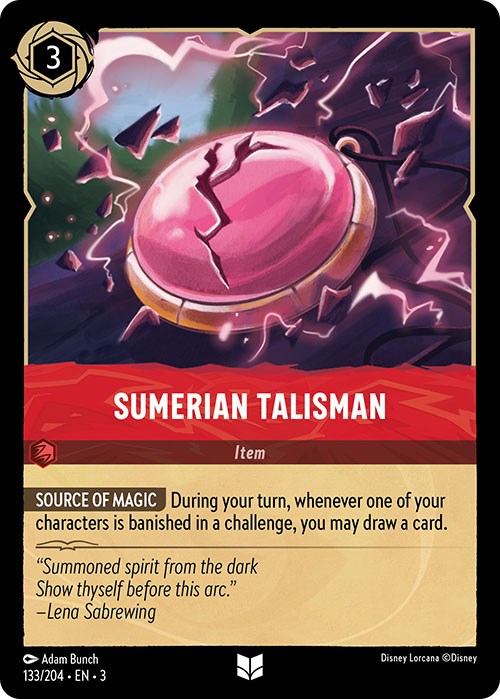 Sumerian Talisman (133/204) [Into the Inklands] | Fandemonia Ltd