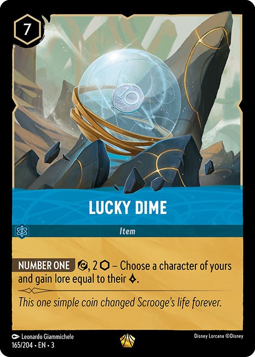 Lucky Dime (165/204) [Into the Inklands] | Fandemonia Ltd