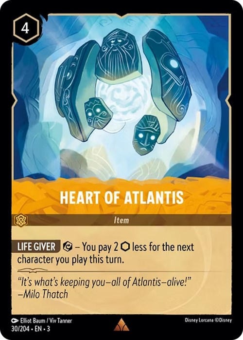 Heart of Atlantis (30/204) [Into the Inklands] | Fandemonia Ltd