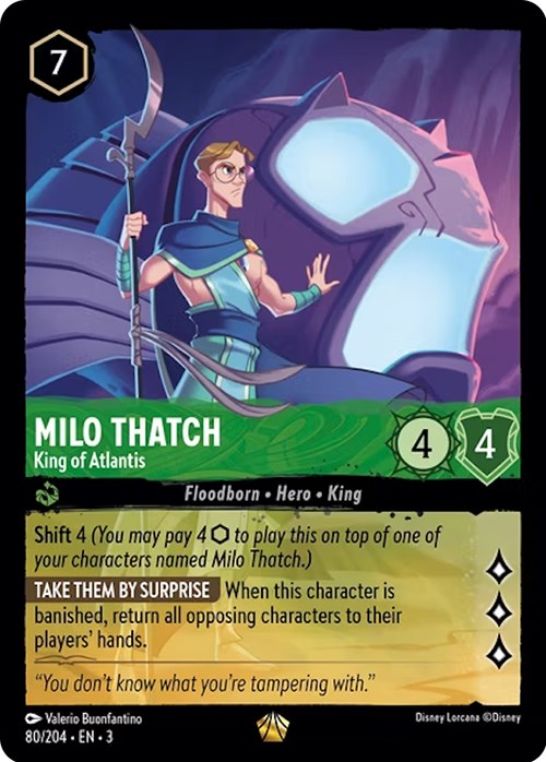 Milo Thatch - King of Atlantis (80/204) [Into the Inklands] | Fandemonia Ltd