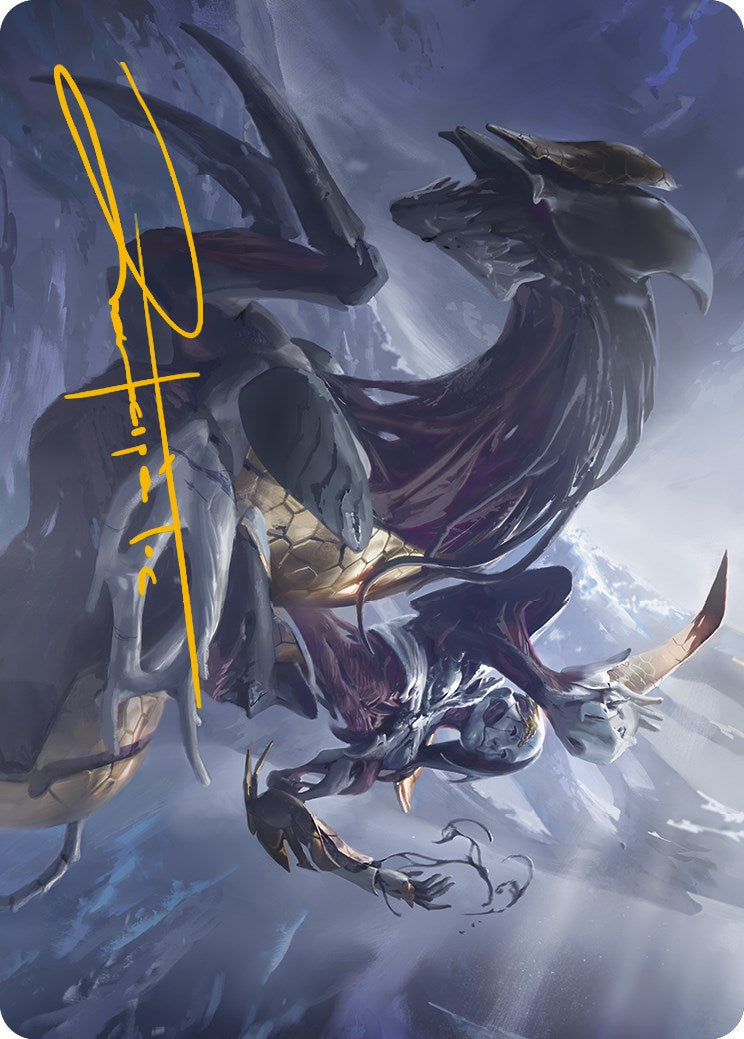 Ria Ivor, Bane of Bladehold Art Card (Gold-Stamped Signature) [Phyrexia: All Will Be One Art Series] | Fandemonia Ltd