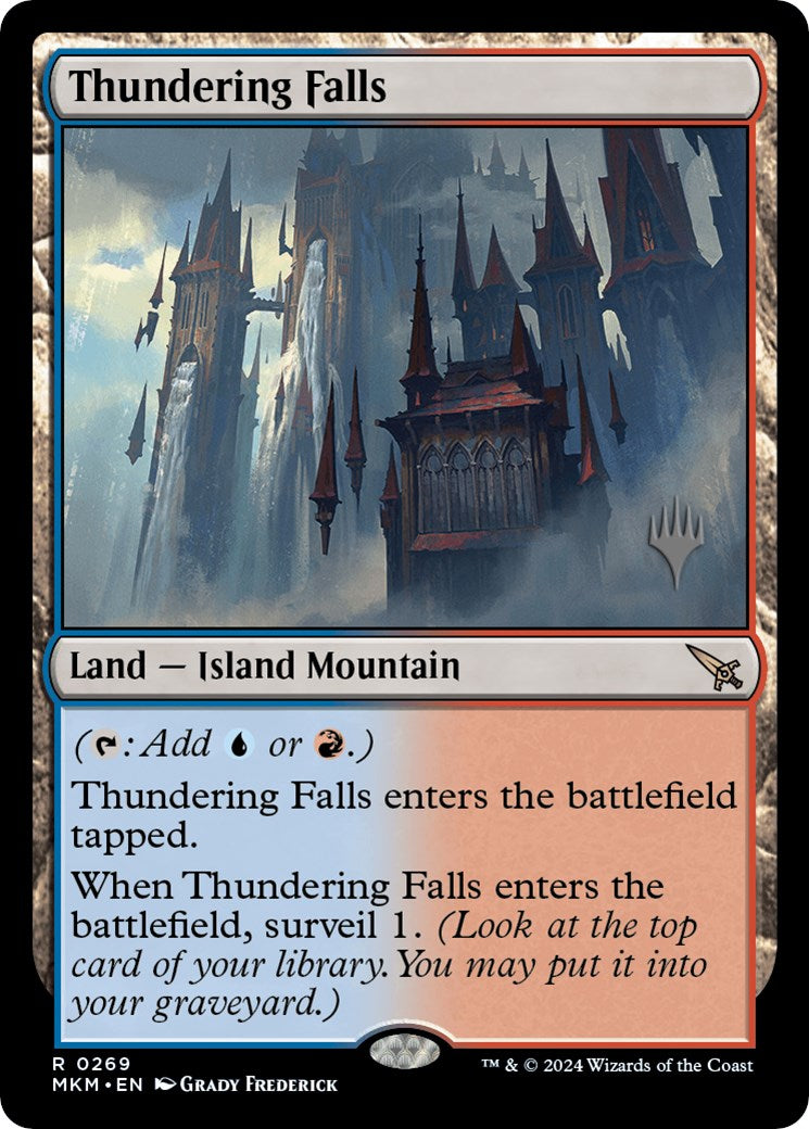 Thundering Falls (Promo Pack) [Murders at Karlov Manor Promos] | Fandemonia Ltd