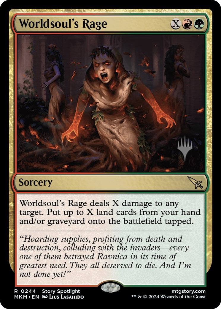 Worldsoul's Rage (Promo Pack) [Murders at Karlov Manor Promos] | Fandemonia Ltd