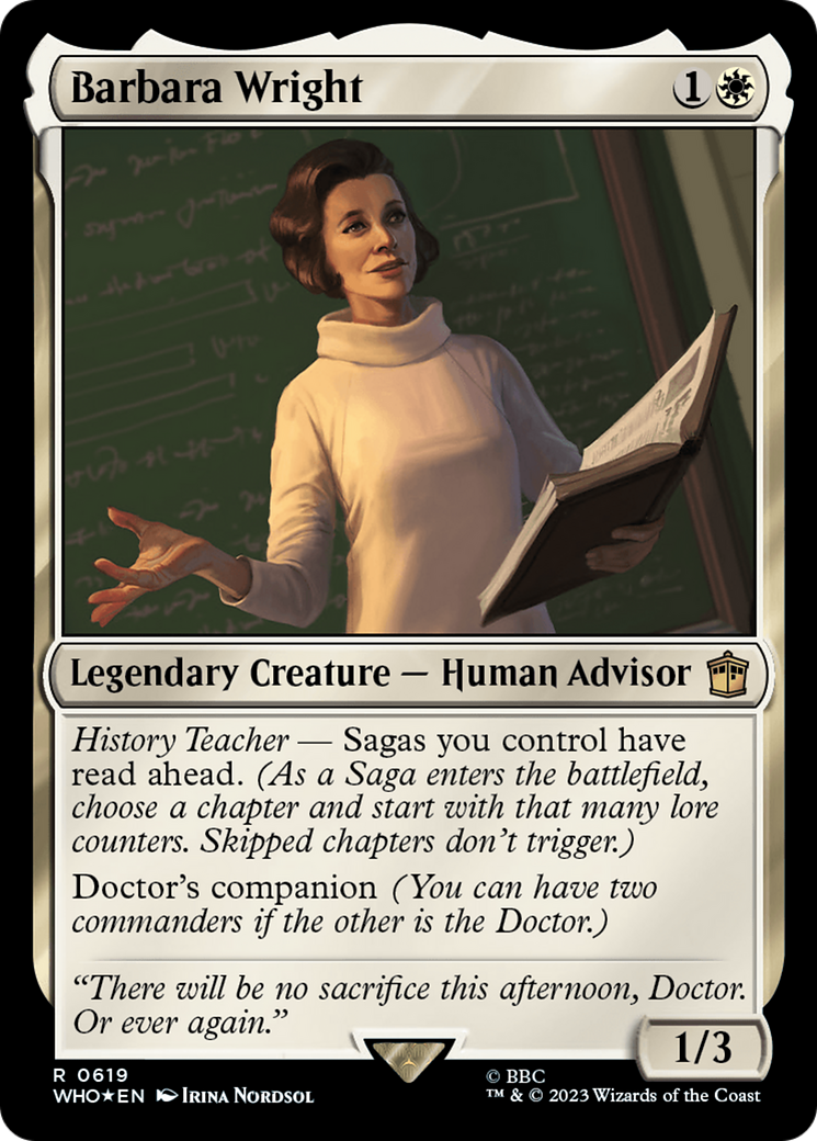 Barbara Wright (Surge Foil) [Doctor Who] | Fandemonia Ltd