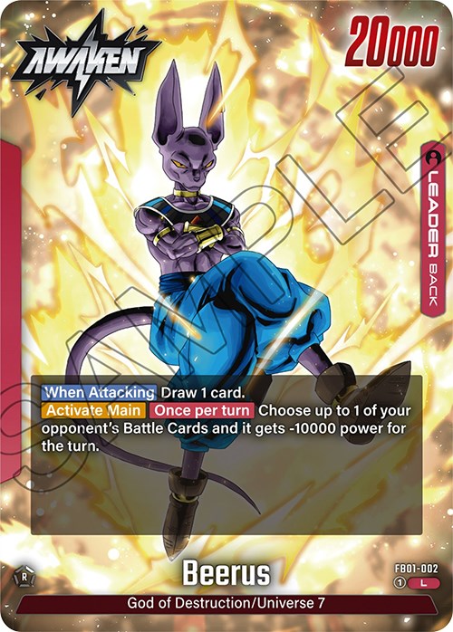 Beerus (FB01-002) [Awakened Pulse] | Fandemonia Ltd