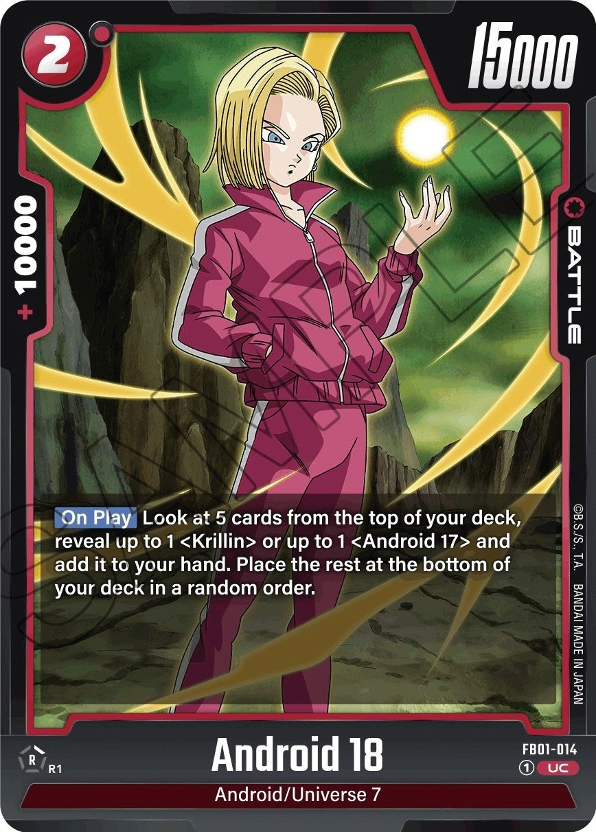 Android 18 (FB01-014) [Awakened Pulse] | Fandemonia Ltd