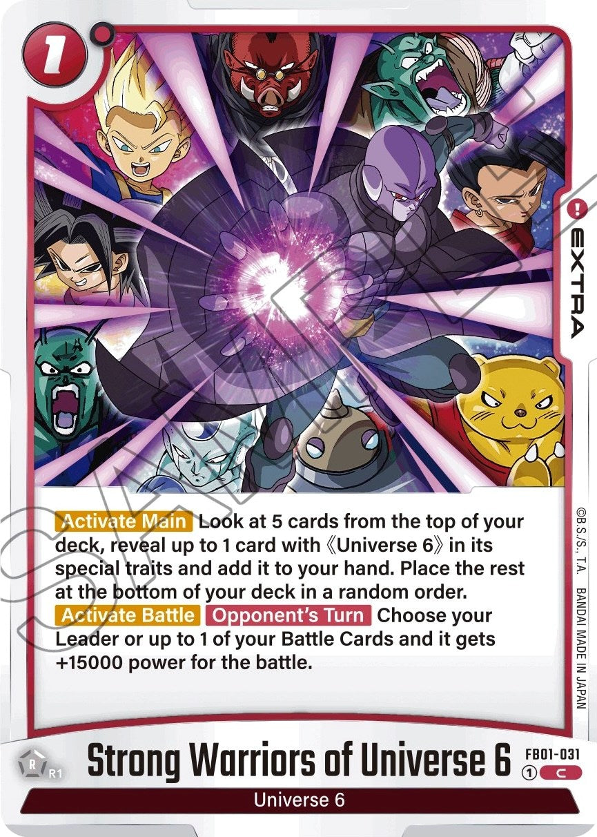 Strong Warriors of Universe 6 [Awakened Pulse] | Fandemonia Ltd