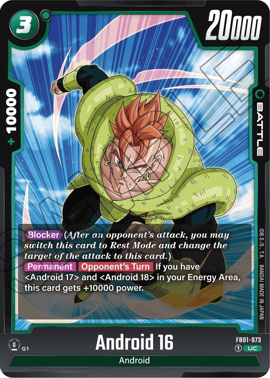 Android 16 (FB01-073) [Awakened Pulse] | Fandemonia Ltd