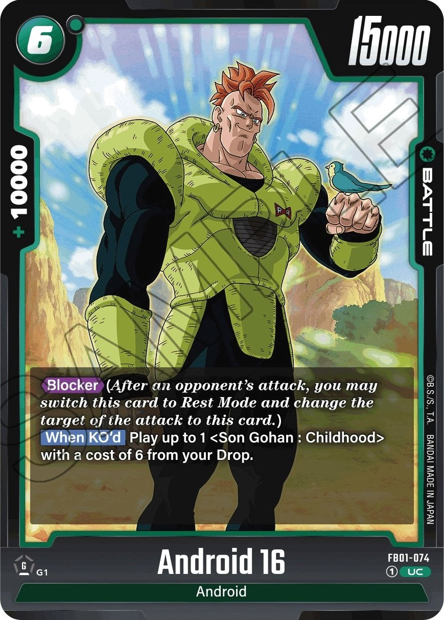 Android 16 (FB01-074) [Awakened Pulse] | Fandemonia Ltd