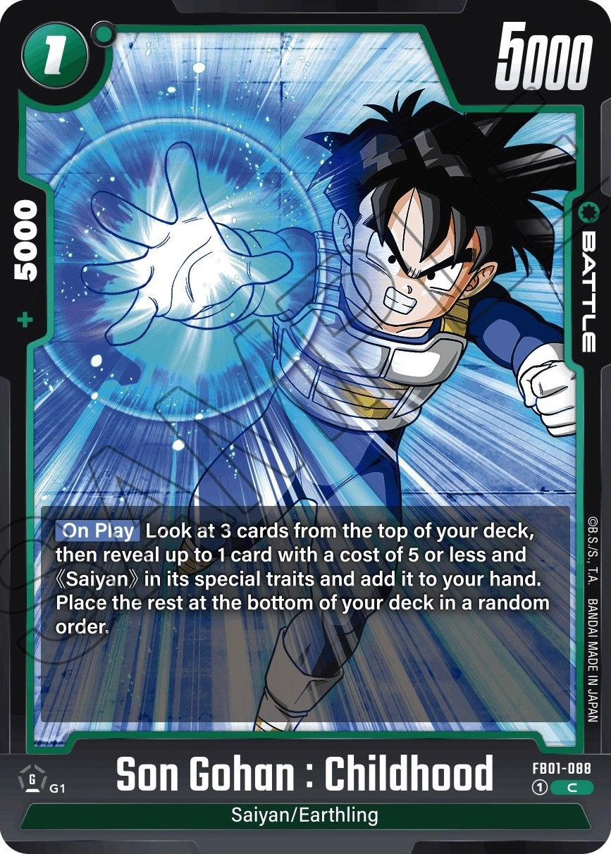 Son Gohan : Childhood (FB01-088) [Awakened Pulse] | Fandemonia Ltd