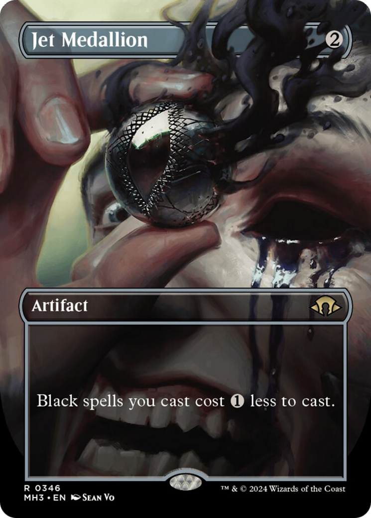 Jet Medallion (Borderless) [Modern Horizons 3] | Fandemonia Ltd