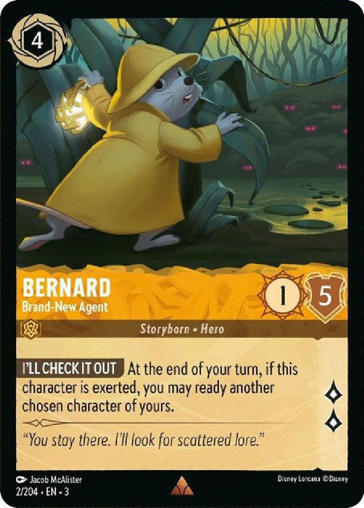 Bernard - Brand-New Agent (2/204) [Into the Inklands] | Fandemonia Ltd