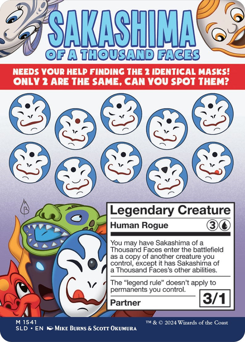 Sakashima of a Thousand Faces [Secret Lair Drop Series] | Fandemonia Ltd