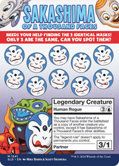 Sakashima of a Thousand Faces [Secret Lair Drop Series] | Fandemonia Ltd