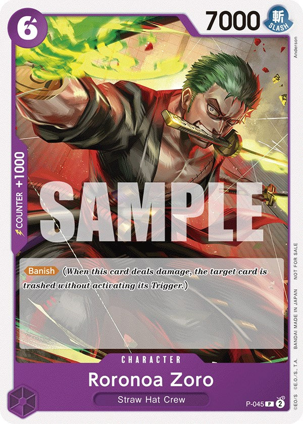 Roronoa Zoro (OP-06 Pre-Release Tournament) [Participant] [One Piece Promotion Cards] | Fandemonia Ltd