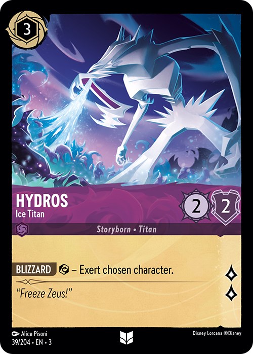 Hydros - Ice Titan (39/204) [Into the Inklands] | Fandemonia Ltd