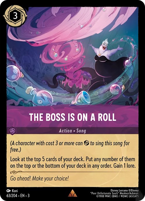 The Boss is on a Roll (63/204) [Into the Inklands] | Fandemonia Ltd