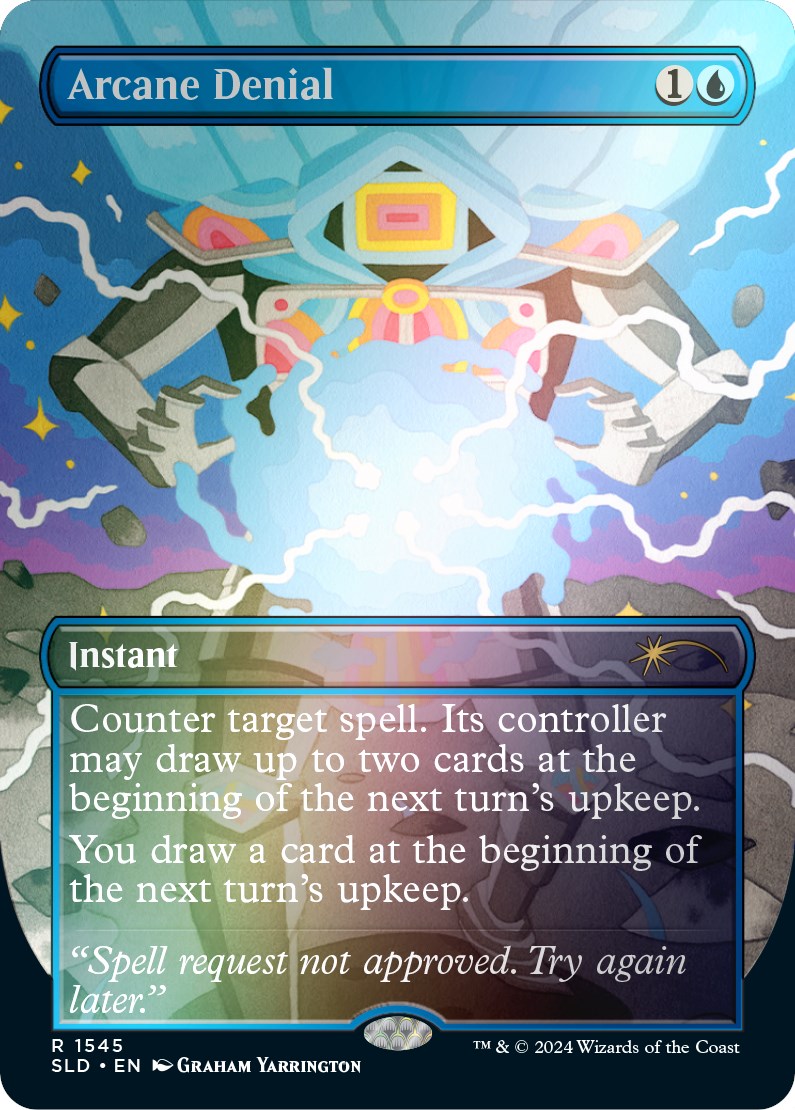 Arcane Denial (Rainbow Foil) [Secret Lair Drop Series] | Fandemonia Ltd