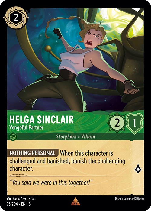 Helga Sinclair - Vengeful Partner (75/204) [Into the Inklands] | Fandemonia Ltd