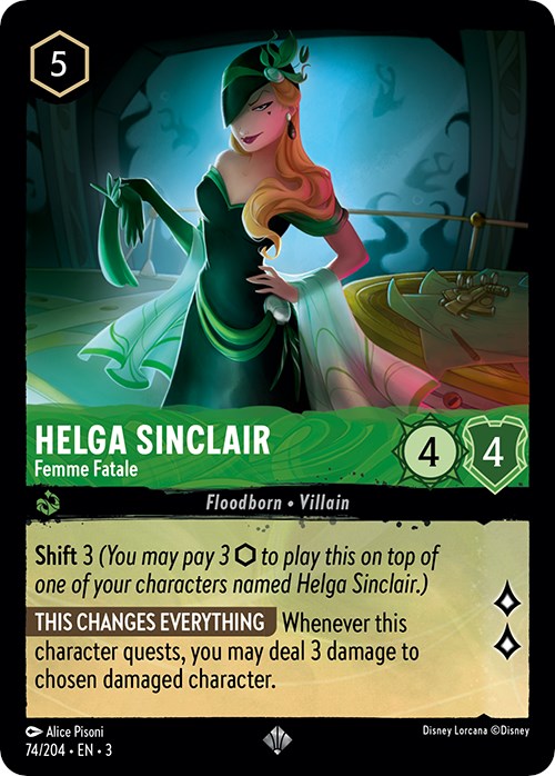Helga Sinclair - Femme Fatale (74/204) [Into the Inklands] | Fandemonia Ltd