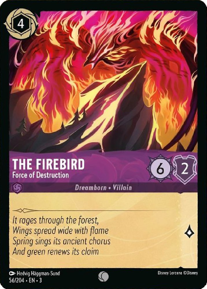 The Firebird - Force of Destruction (56/204) [Into the Inklands] | Fandemonia Ltd