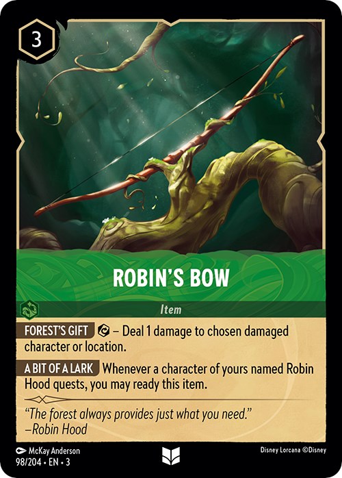 Robin's Bow (98/204) [Into the Inklands] | Fandemonia Ltd