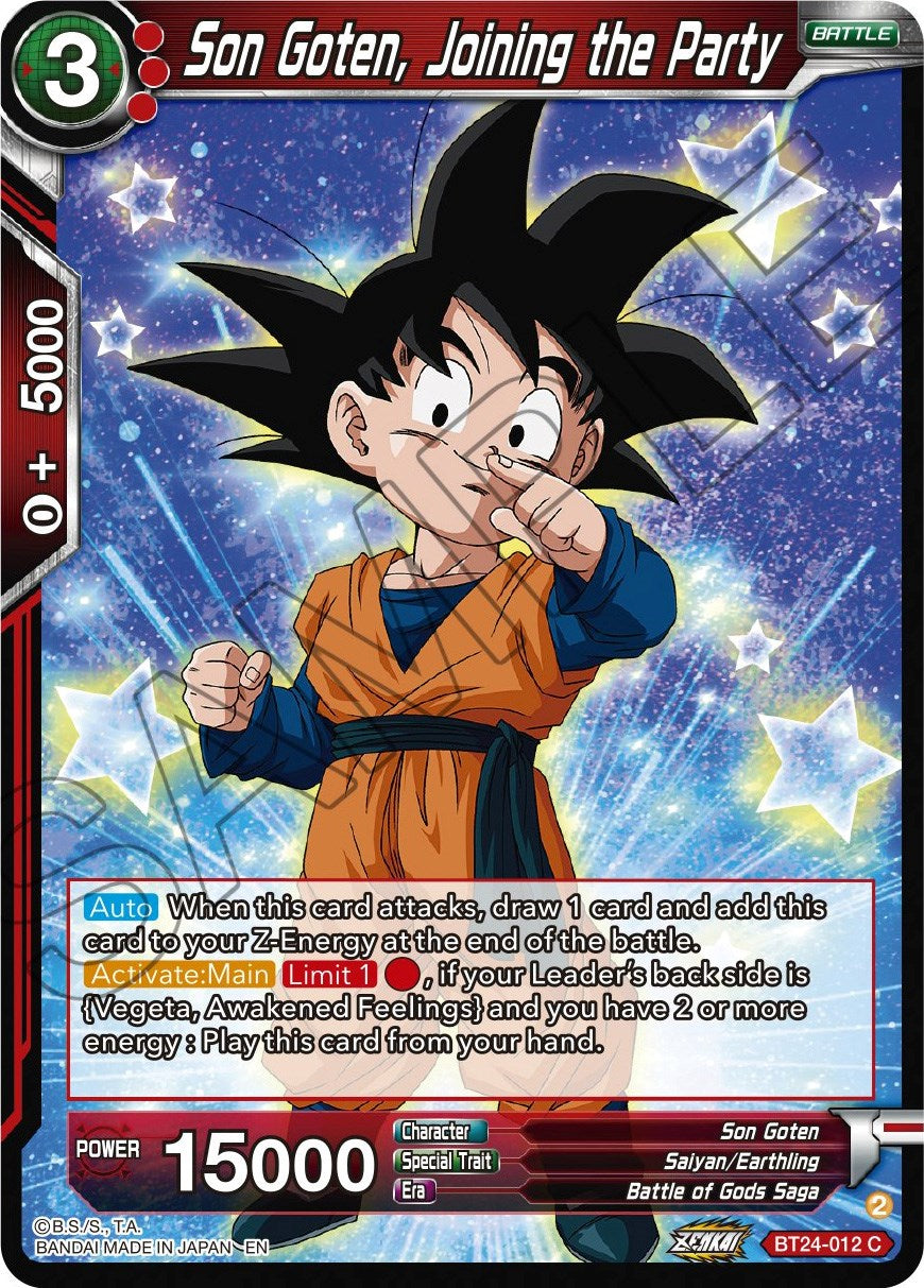 Son Goten, Joining the Party (BT24-012) [Beyond Generations] | Fandemonia Ltd