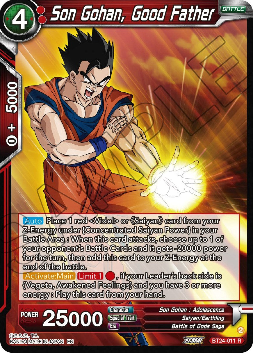 Son Gohan, Good Father (BT24-011) [Beyond Generations] | Fandemonia Ltd
