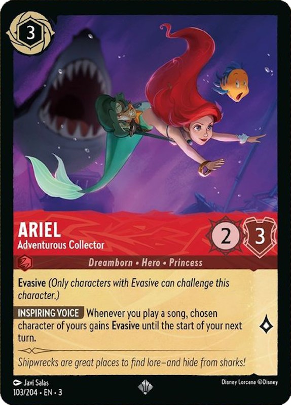 Ariel - Adventurous Collector (103/204) [Into the Inklands] | Fandemonia Ltd