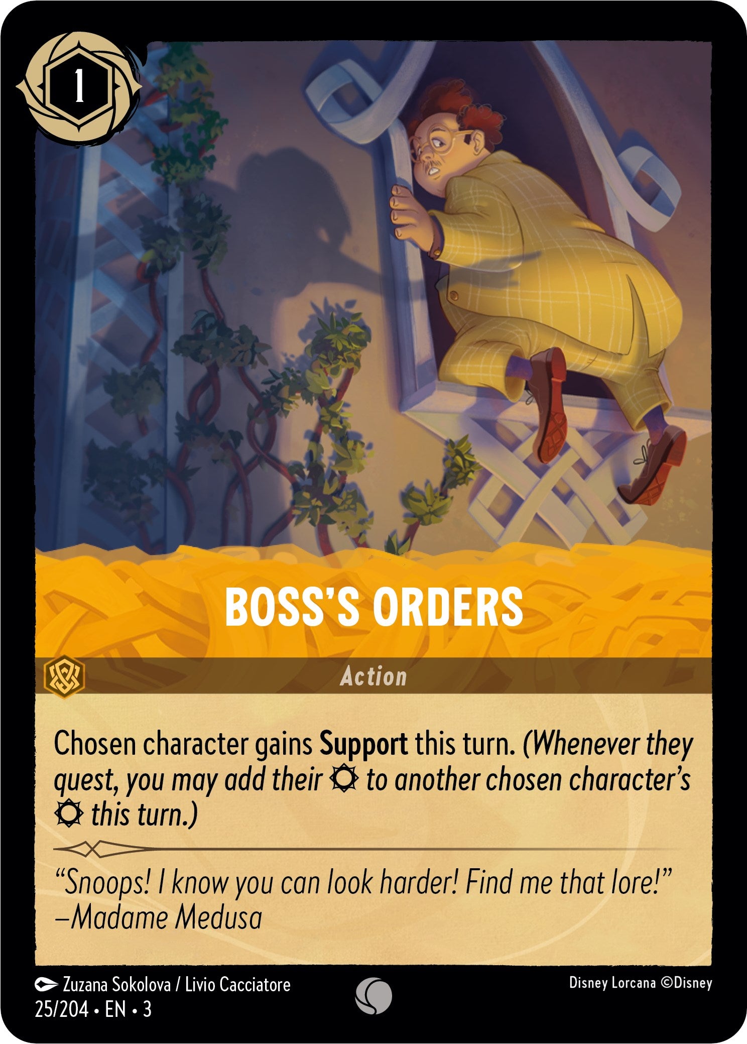 Boss's Orders (25/204) [Into the Inklands] | Fandemonia Ltd