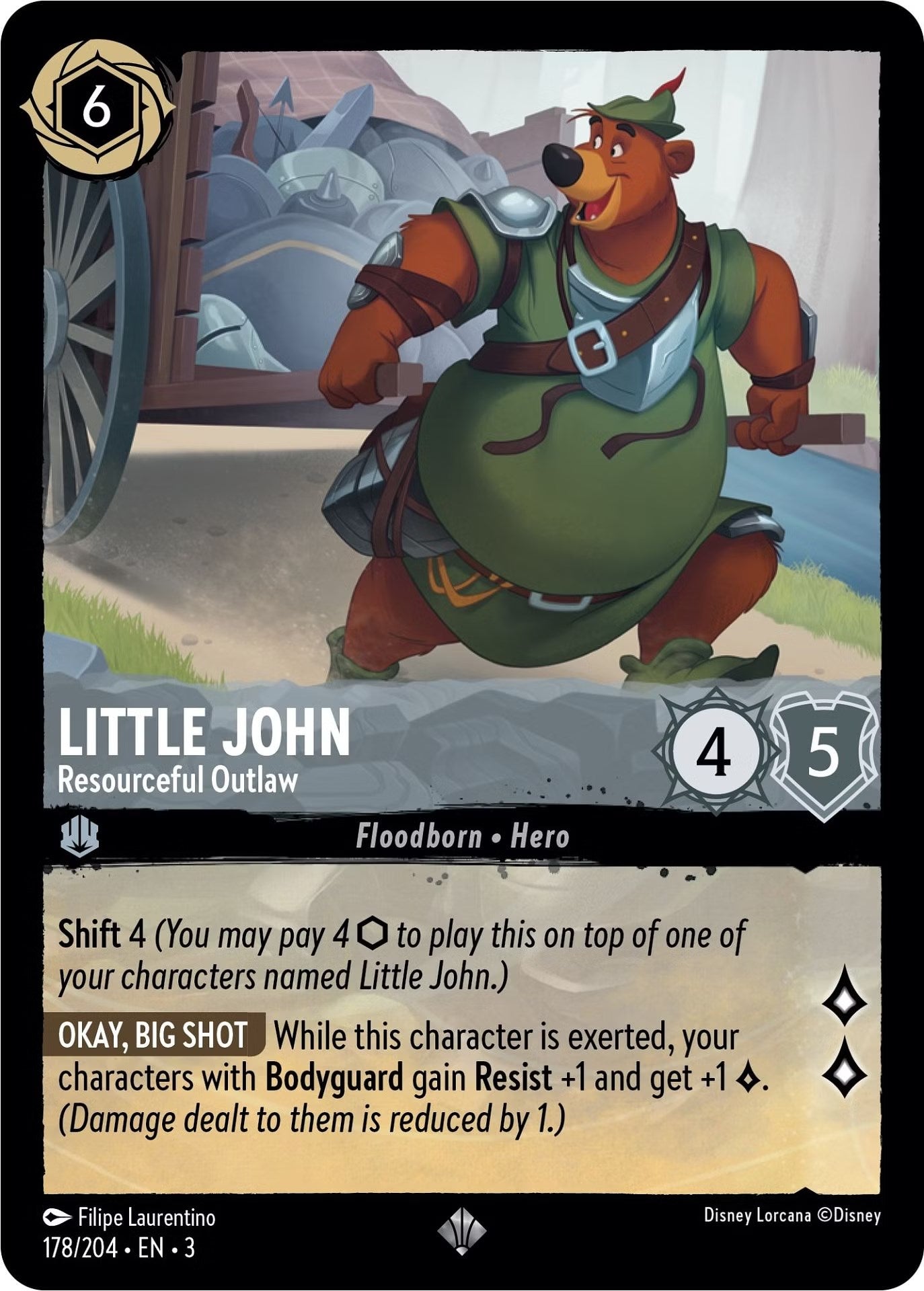 Little John - Resourceful Outlaw (178/204) [Into the Inklands] | Fandemonia Ltd