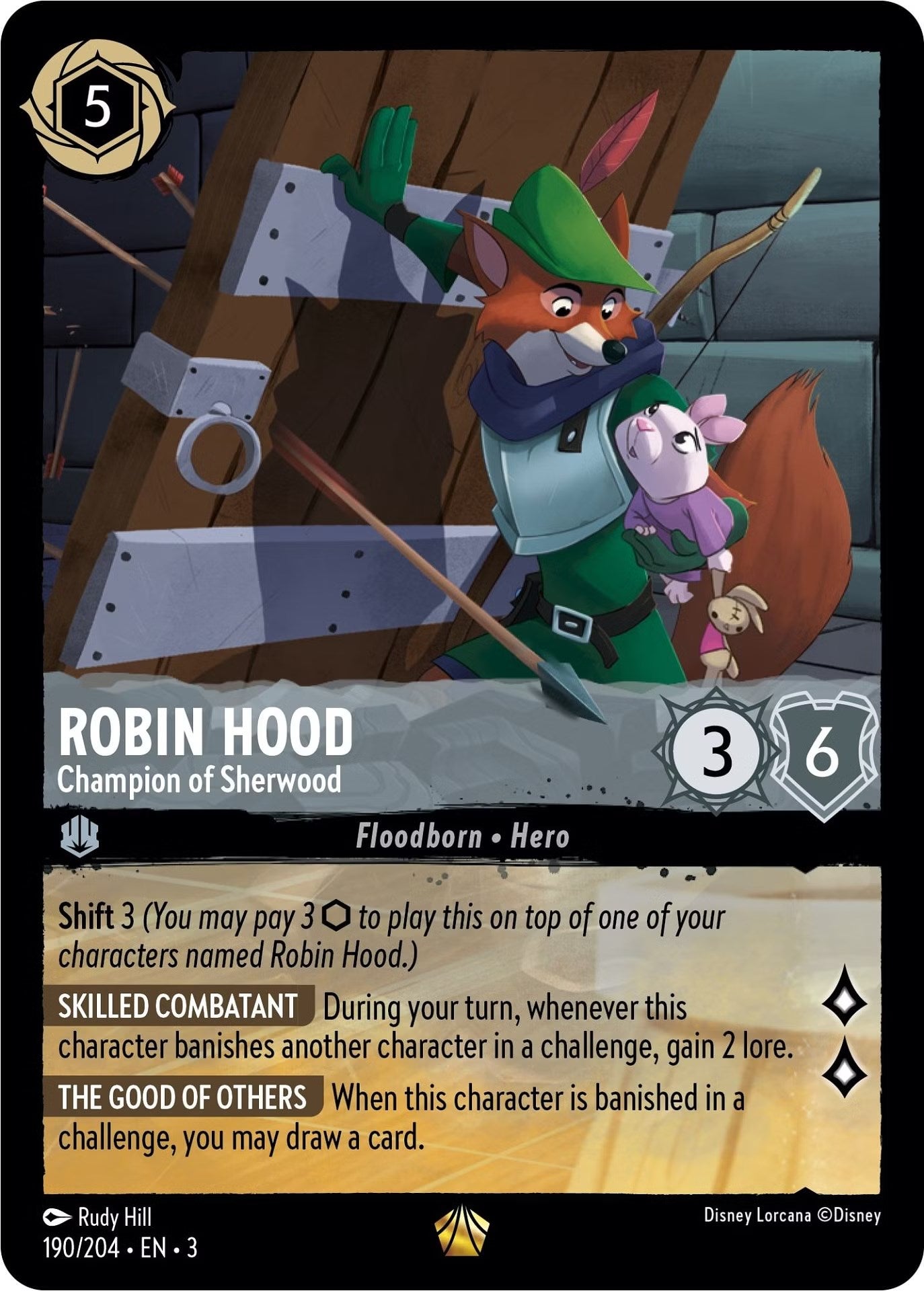 Robin Hood - Champion of Sherwood (190/204) [Into the Inklands] | Fandemonia Ltd
