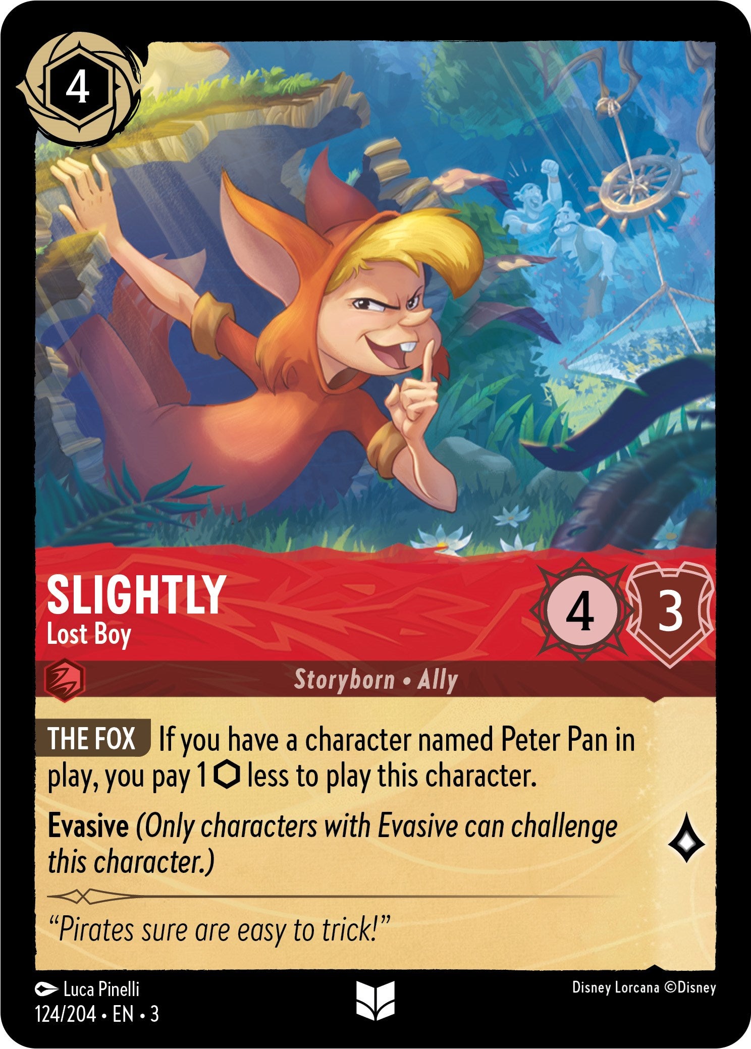 Slightly - Lost Boy (124/204) [Into the Inklands] | Fandemonia Ltd