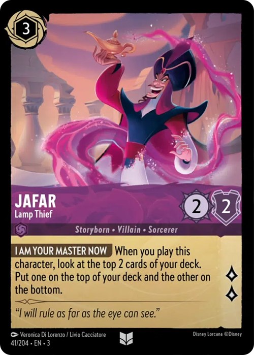 Jafar - Lamp Thief (41/204) [Into the Inklands] | Fandemonia Ltd