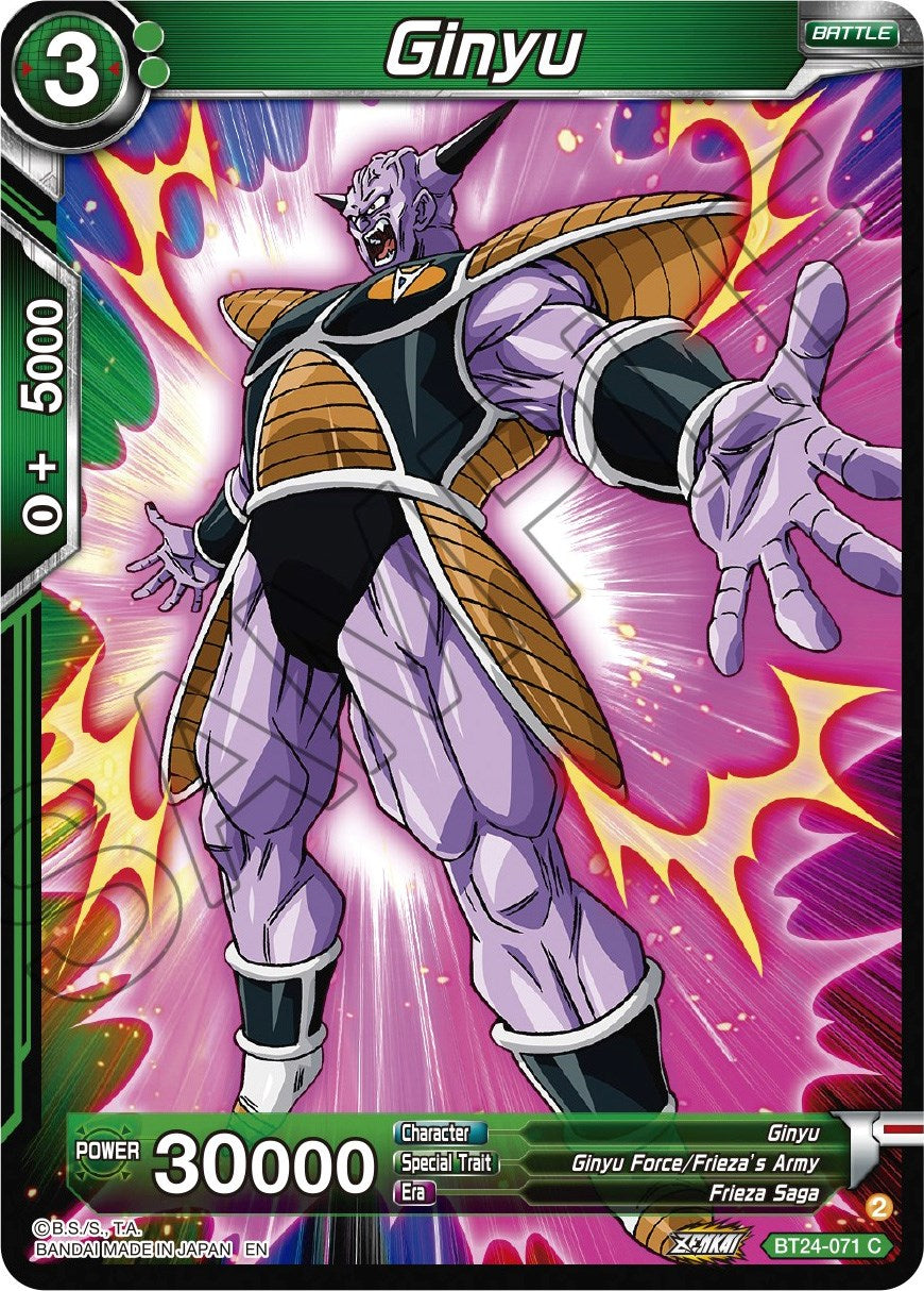 Ginyu (BT24-071) [Beyond Generations] | Fandemonia Ltd
