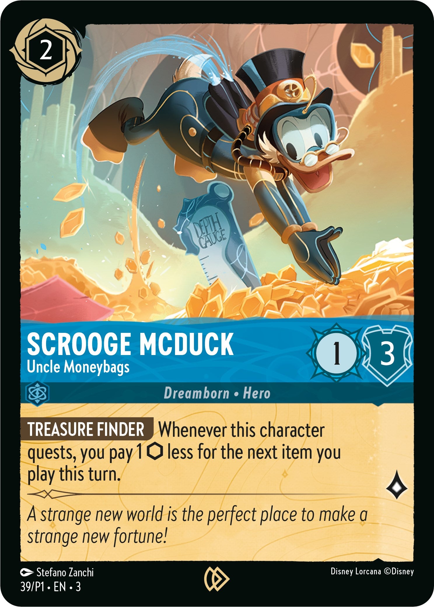 Scrooge McDuck - Uncle Moneybags (39) [Promo Cards] | Fandemonia Ltd