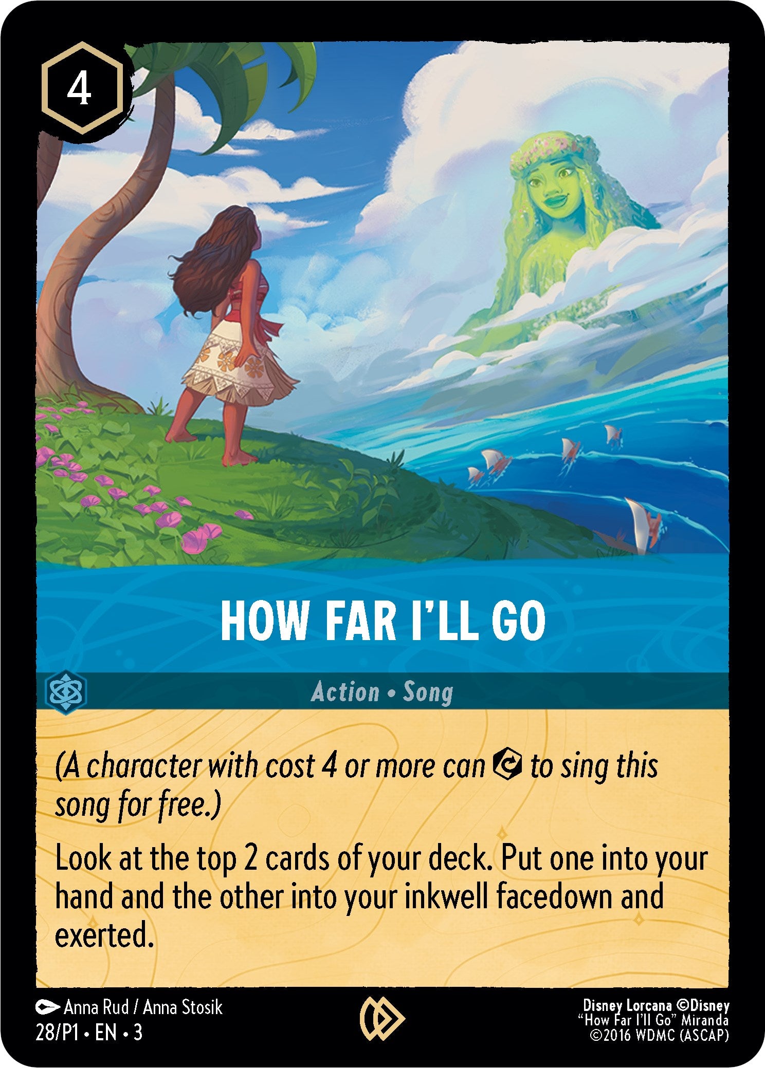 How Far I'll Go (28) [Promo Cards] | Fandemonia Ltd