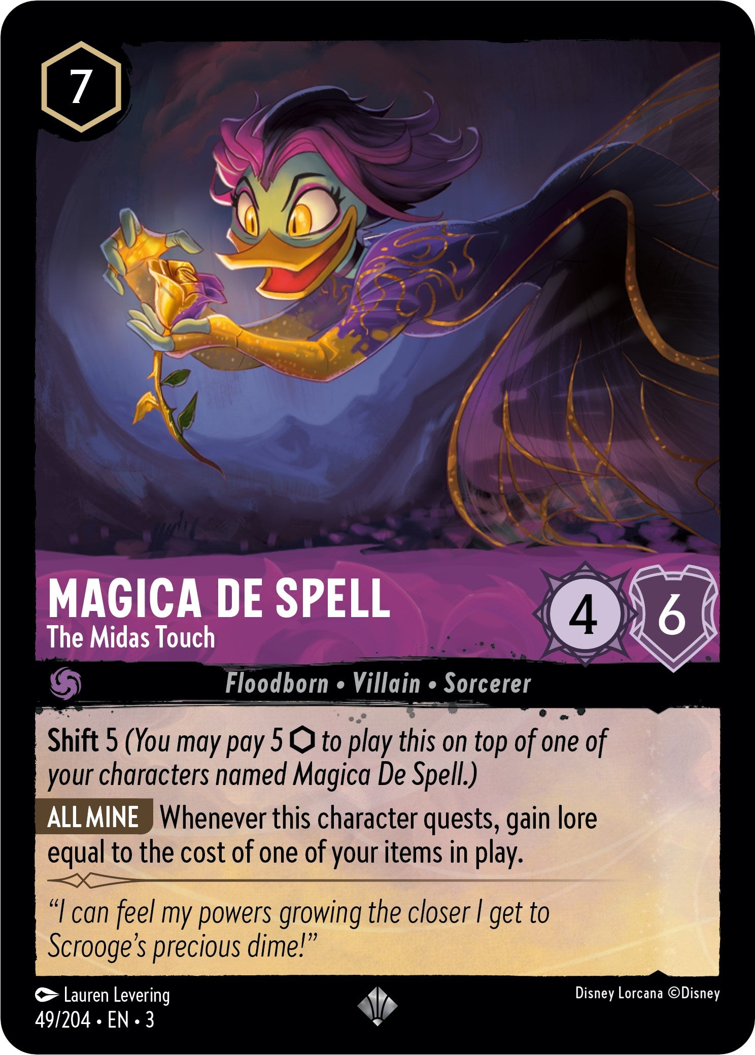 Magica De Spell - The Midas Touch (49/204) [Into the Inklands] | Fandemonia Ltd