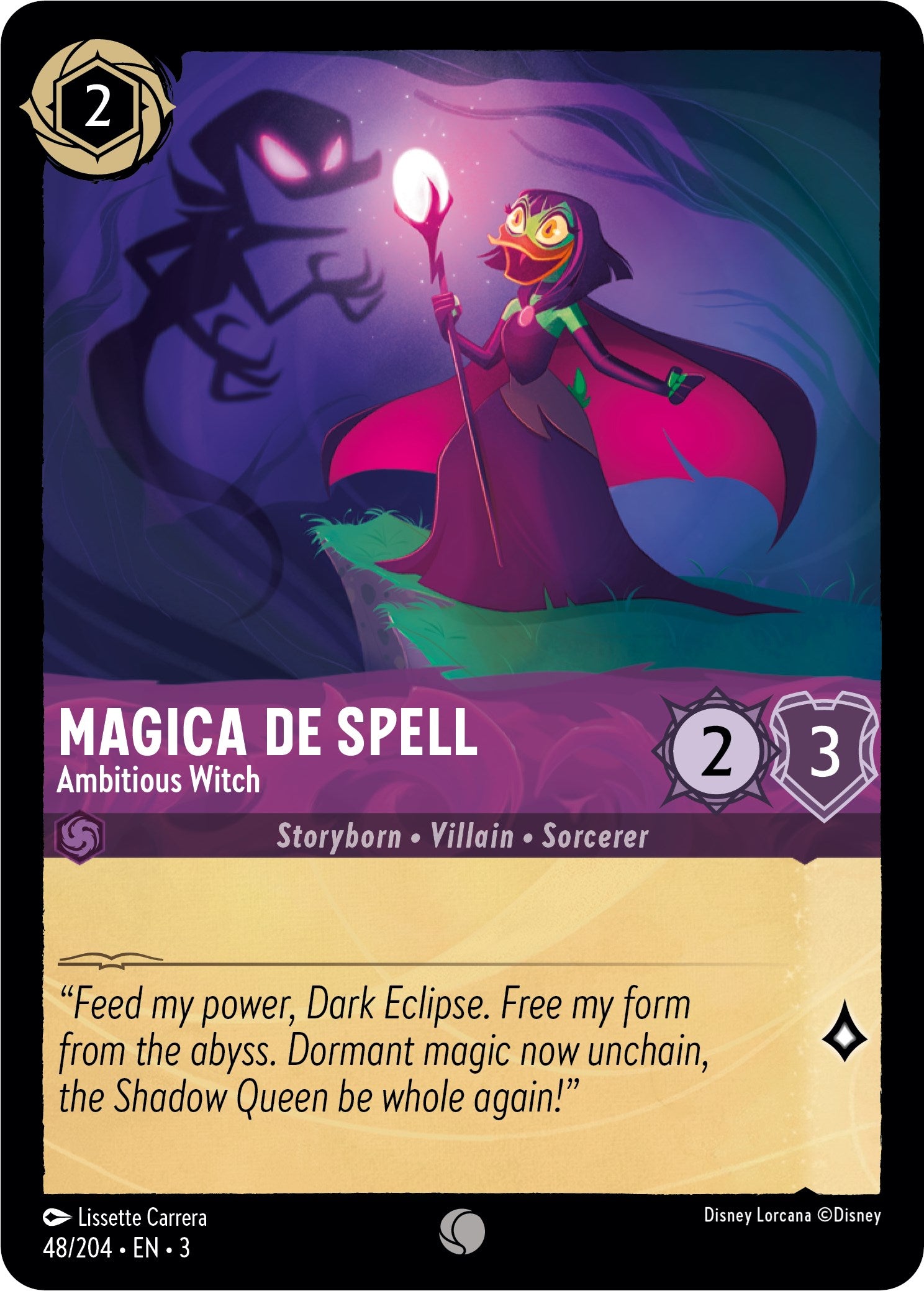 Magica De Spell - Ambitious Witch (48/204) [Into the Inklands] | Fandemonia Ltd