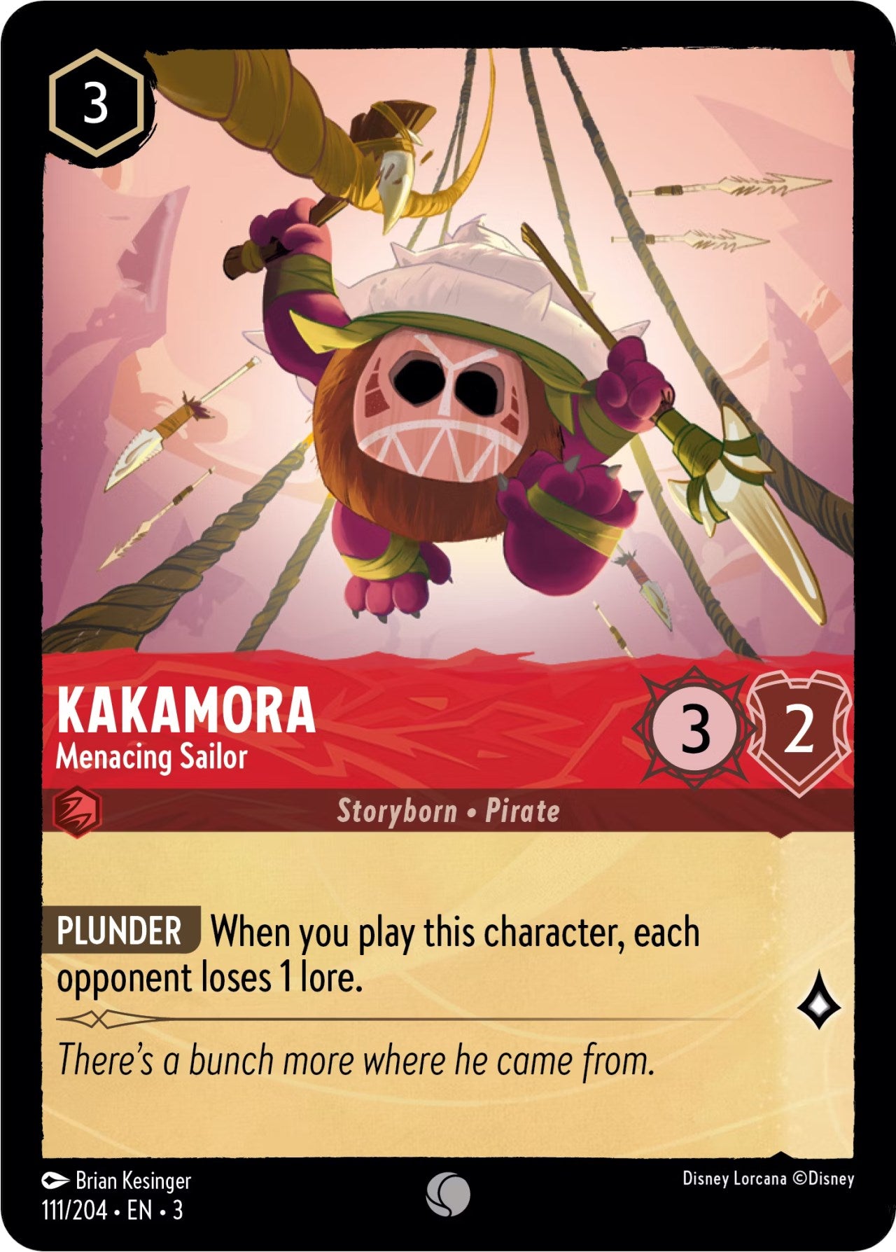Kakamora - Menacing Sailor (111/204) [Into the Inklands] | Fandemonia Ltd