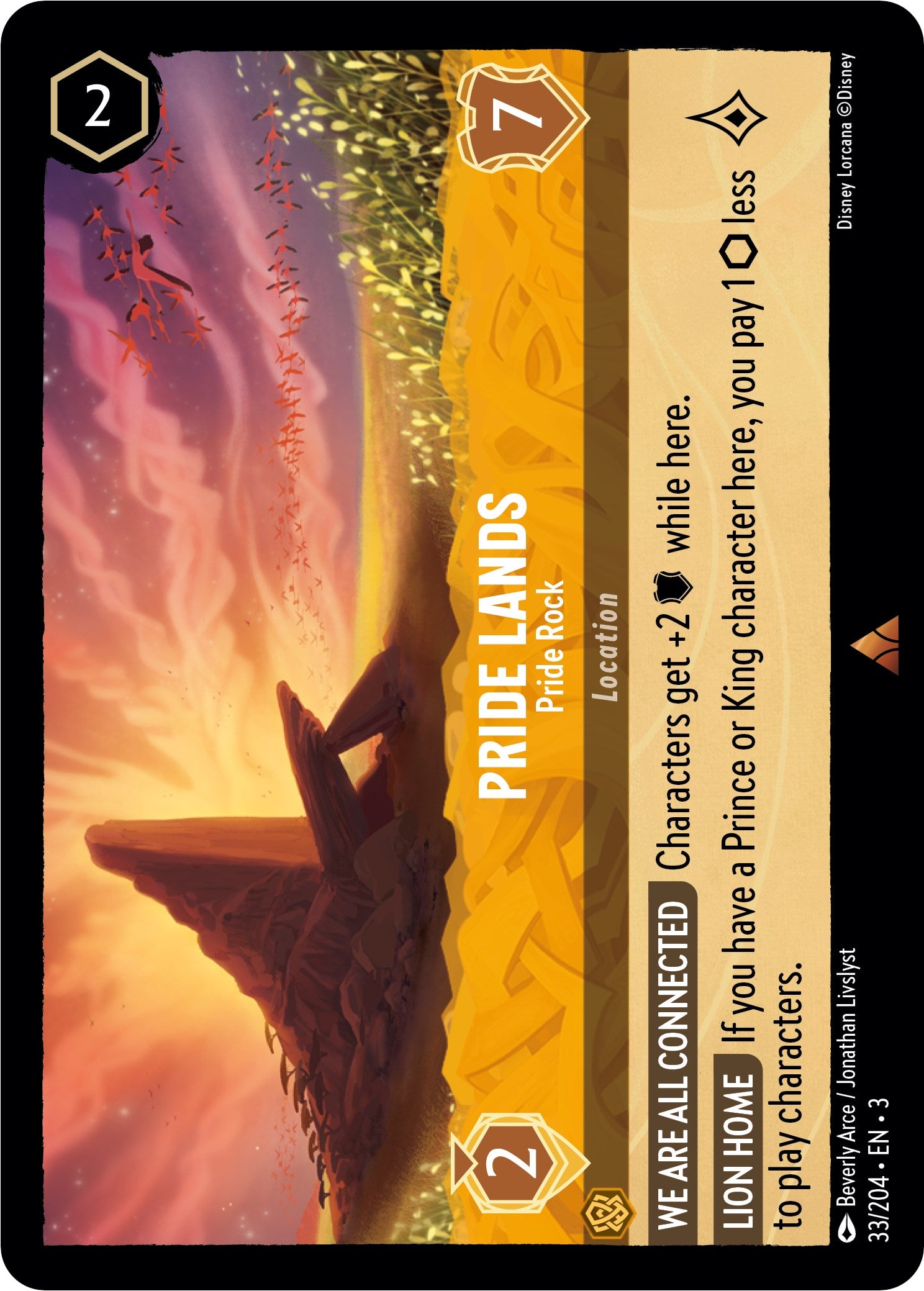 Pride Lands - Pride Rock (33/204) [Into the Inklands] | Fandemonia Ltd