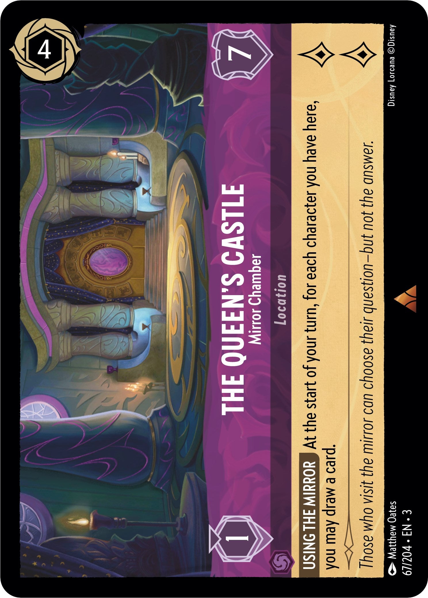 The Queen's Castle - Mirror Chamber (67/204) [Into the Inklands] | Fandemonia Ltd