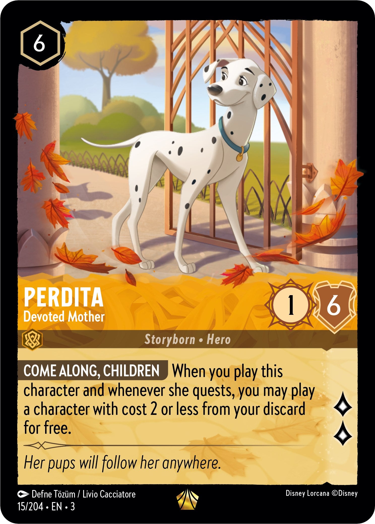 Perdita - Devoted Mother (15/204) [Into the Inklands] | Fandemonia Ltd
