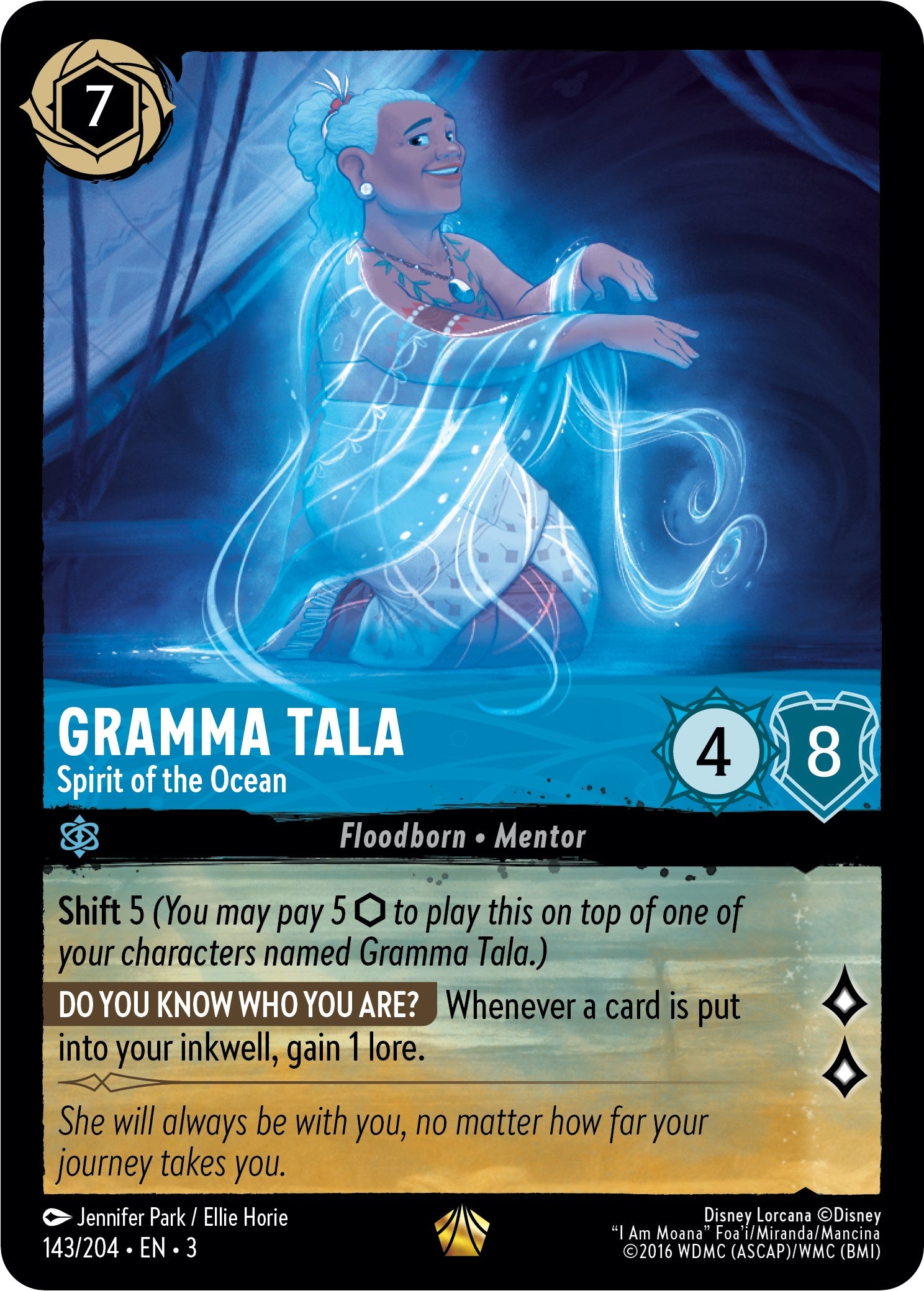 Gramma Tala - Spirit of the Ocean (143/204) [Into the Inklands] | Fandemonia Ltd