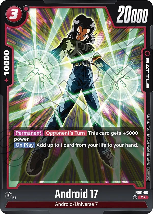 Android 17 (Tournament Pack 01) [Fusion World Tournament Cards] | Fandemonia Ltd