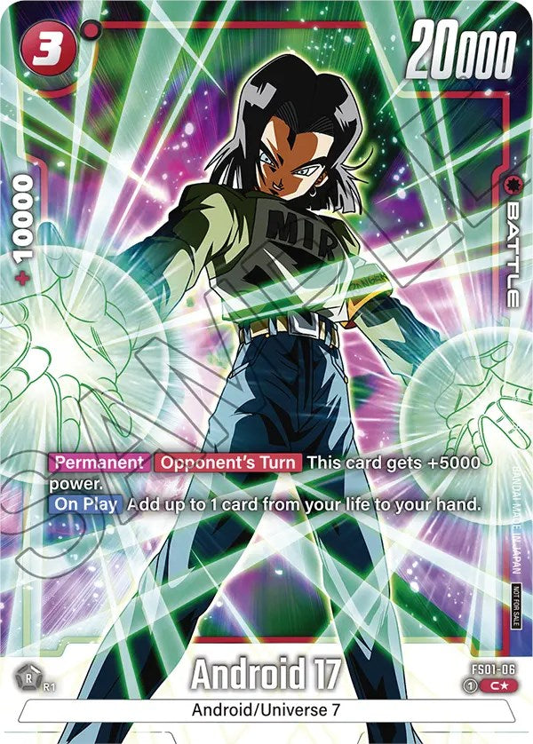 Android 17 (Tournament Pack -Winner- 01) [Fusion World Tournament Cards] | Fandemonia Ltd